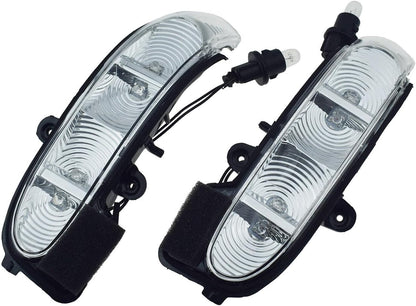 ya 4 8.10 2-pack left and right mirror turn signal lights for Mercedes-Benz E-Class W211 S211 2002-2006