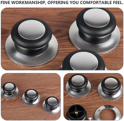 ya 14 9.20 baidi 6PCS Glass Saucepan Lid knob Kitchen Cookware Lid Knobs Plastic Pot Lid-1