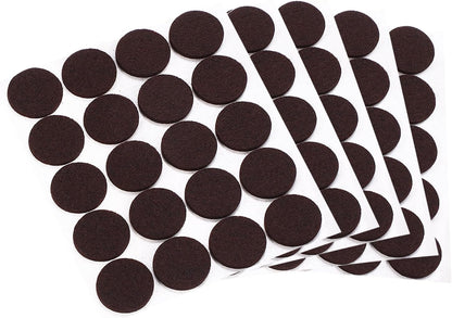 ya 26 10.21 baidi 1 Self Adhesive Felt Furniture Pads, 100Pcs Round Felt Pads, Brown