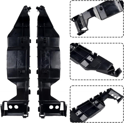 ya 4 8.14 2PC Black LHRH Front Bumper Holder Bracket Support For 2005-2011 for Suzuki for Swift