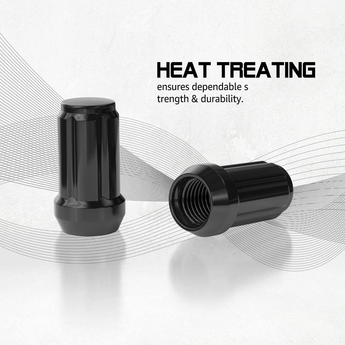 ya 10 9.16 baidi ATV M10x1.25 Aftermarket Lug Nuts fits for Honda for Yamaha for Kawasaki for Suzuki (16+1)