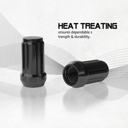 ya 10 9.16 baidi ATV M10x1.25 Aftermarket Lug Nuts fits for Honda for Yamaha for Kawasaki for Suzuki (16+1)