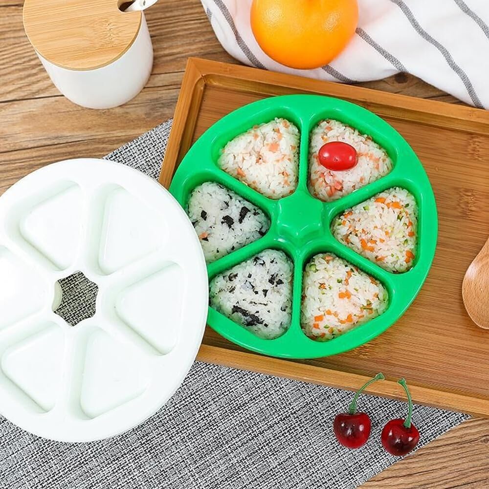 ya 14 9.20 baidi 1PC Home Rice Mould 6 in 1 Sushi Maker Kitchen Tool New-1
