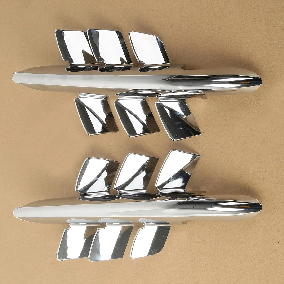 ya 13 9.15 baidi Chrome Shark Gills Fairing Accents Fit For for Honda Goldwing GL1800 2001-2010 2003Q