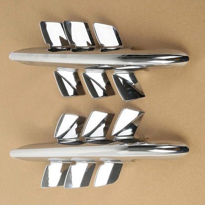 ya 13 9.15 baidi Chrome Shark Gills Fairing Accents Fit For for Honda Goldwing GL1800 2001-2010 2003Q