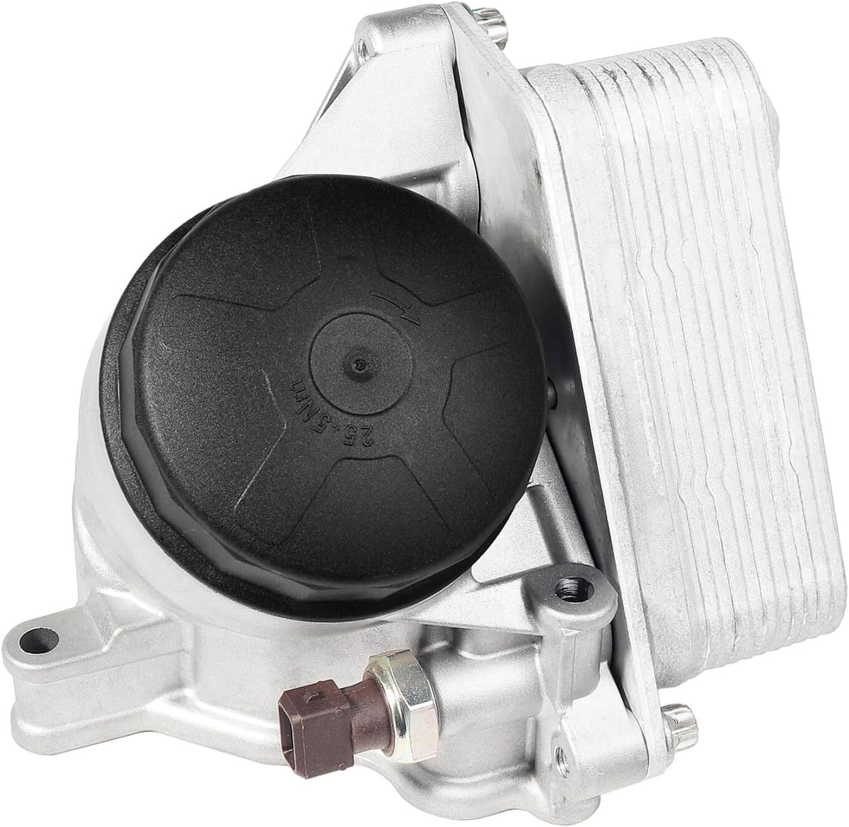 ya 4 8.8.2 Oil Filter Housing Assembly with Engine Oil Cooler for BMW 328i 2011-2015