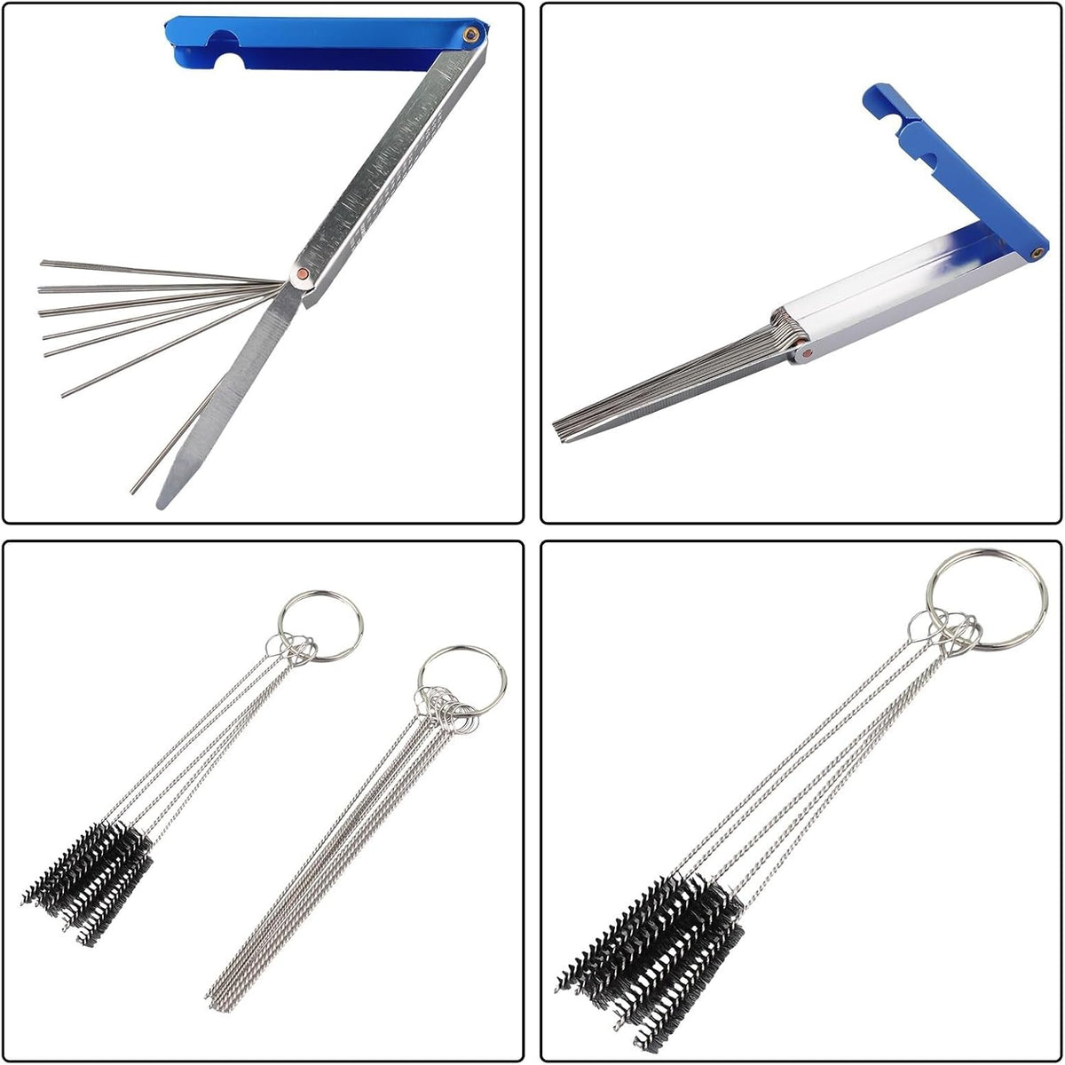 ya 23 10.7 baidi 1 Set Carburetor Carbon Dirt Jet Remove 13 Cleaning Needles 15 Brushes Tool Kit