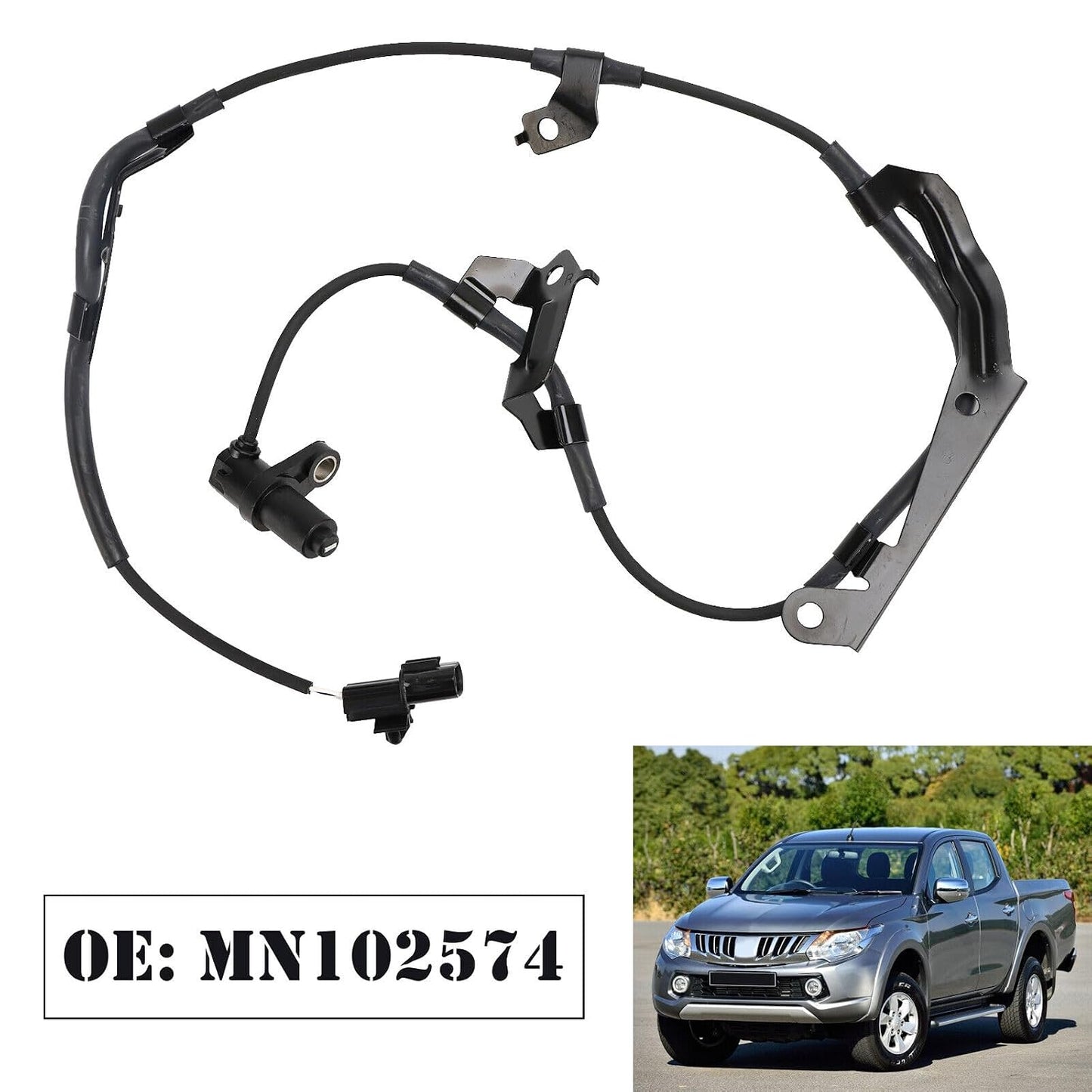 ya 2 8.15 ABS Wheel Speed Sensor Front Right for Mitsubishi L200 2.5DID B40 MN102574