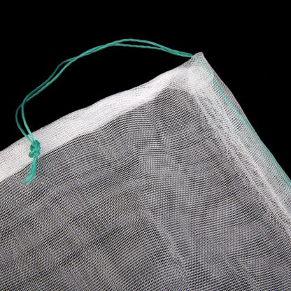 ya 14 9.20 baidi 10pcs 25 * 35cm Drawstring Nylon Mesh Filter Media Bag for Aquarium Garden Pond-1
