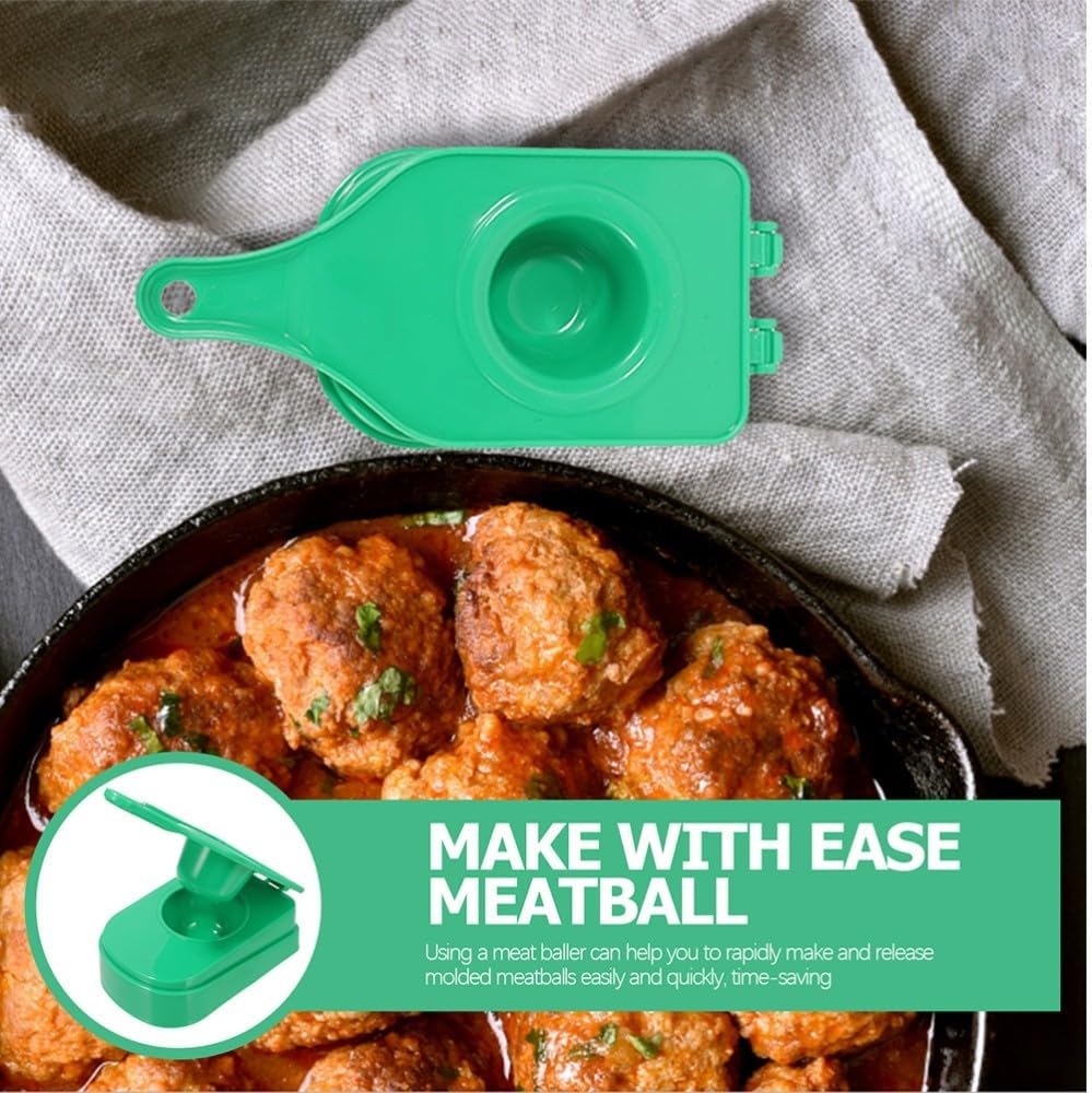 ya 14 9.20 baidi 2 Pcs Meatball Maker Meatballs Press Plastic Mold Manual Making Tools-1