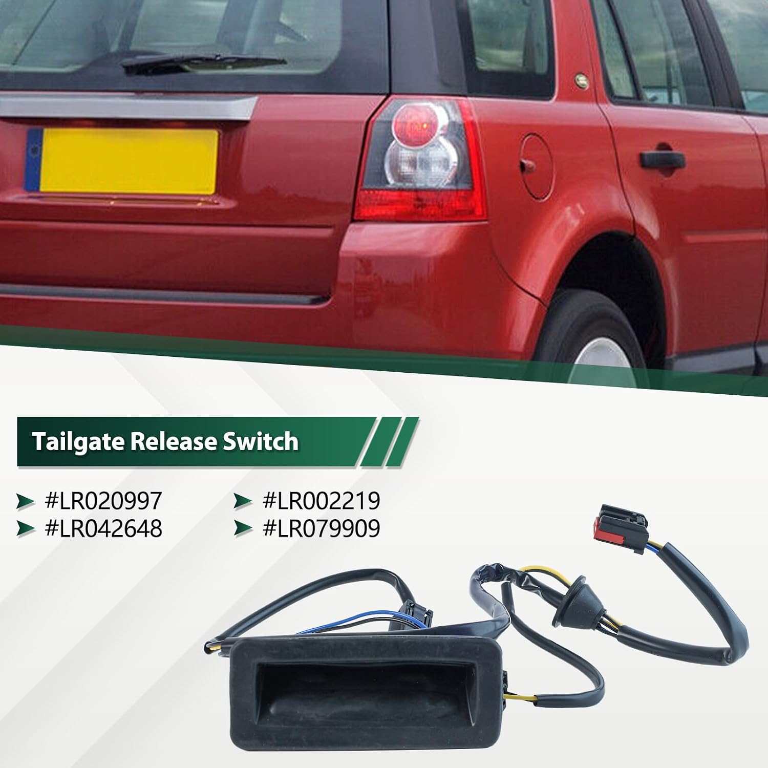 ya 7 8.24 baidi Boot Tailgate Release Switch Fits for Land Rover Lander 2 2006-2015 LR020997