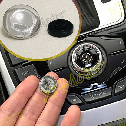 ya 8 8.24 baidi Silver Joystick Center Console Knob Button Repair Decor Cover Replacement Kit