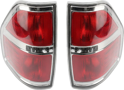 ya 4 8.10 2PCS Fit For 2009-2014 for Ford F150 F-150 Pickup Tail Lights Left+Right BL3Z13405B