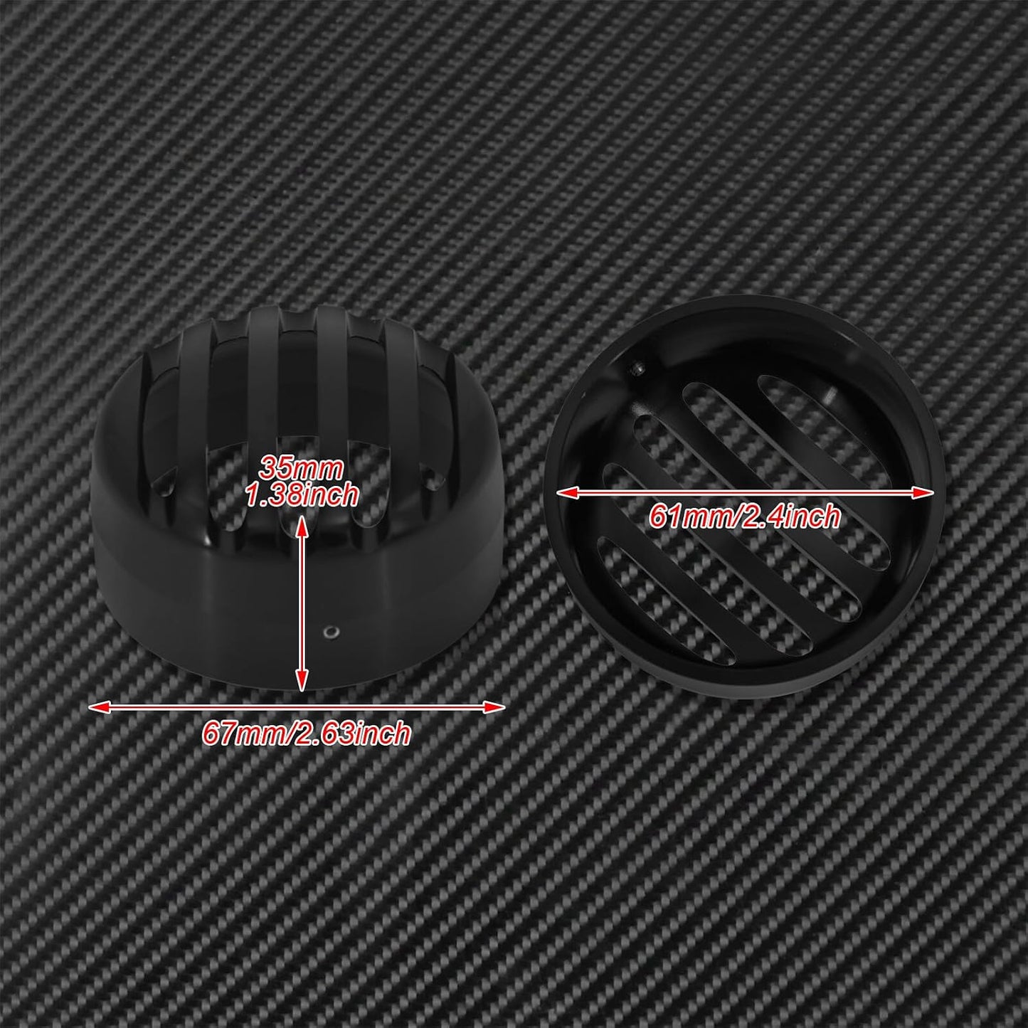 ya 2 8.15 Motorcycle Black Front Turn Signal Grill Cover Fit for Harley Sportster 1992-20