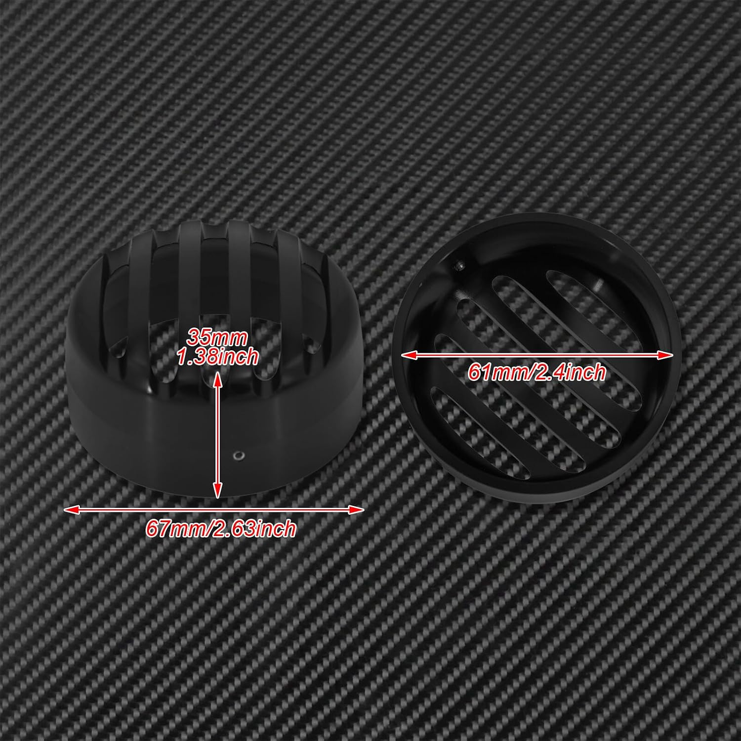 ya 2 8.15 Motorcycle Black Front Turn Signal Grill Cover Fit for Harley Sportster 1992-20