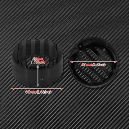 ya 2 8.15 Motorcycle Black Front Turn Signal Grill Cover Fit for Harley Sportster 1992-20