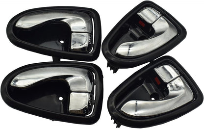 ya 4 8.8.2 Suitable for Modern Accent Interior Door Handle Front and Rear Left 4 Piece Set 