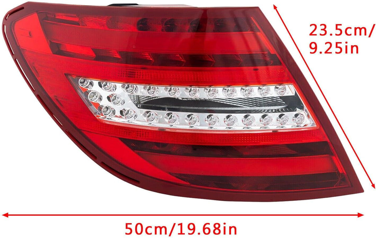 ya 10 9.16 zhengce Left Rear LED Brake Tail Light Red for Mercedes-Benz 2011-14 W204 C250 C300