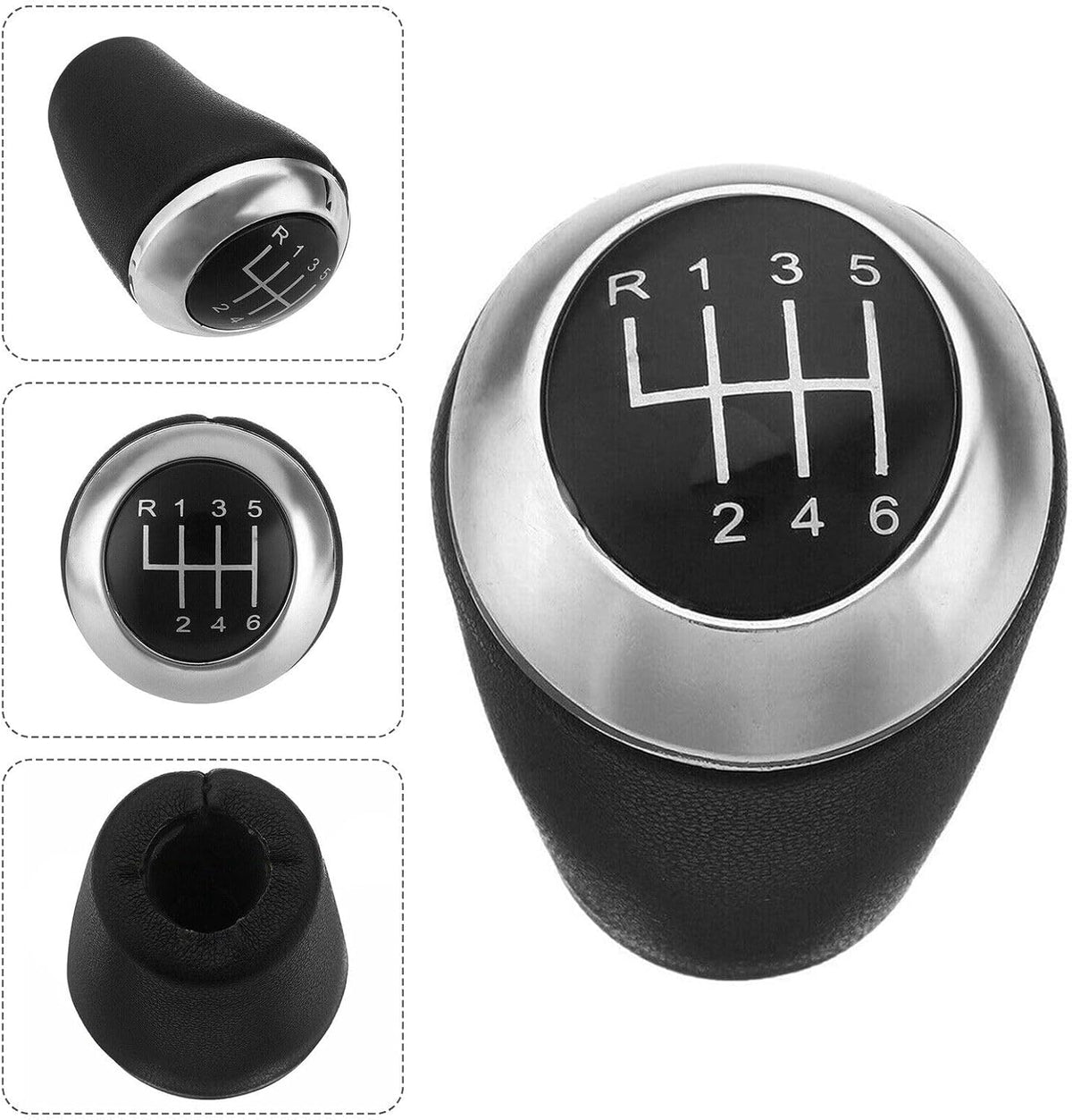 ya 4 8.14 6 Speed for Manual Gear Shift Knob Shifter Stick for Mazda 3 5 6 CX-7 MX-5 2003-2017