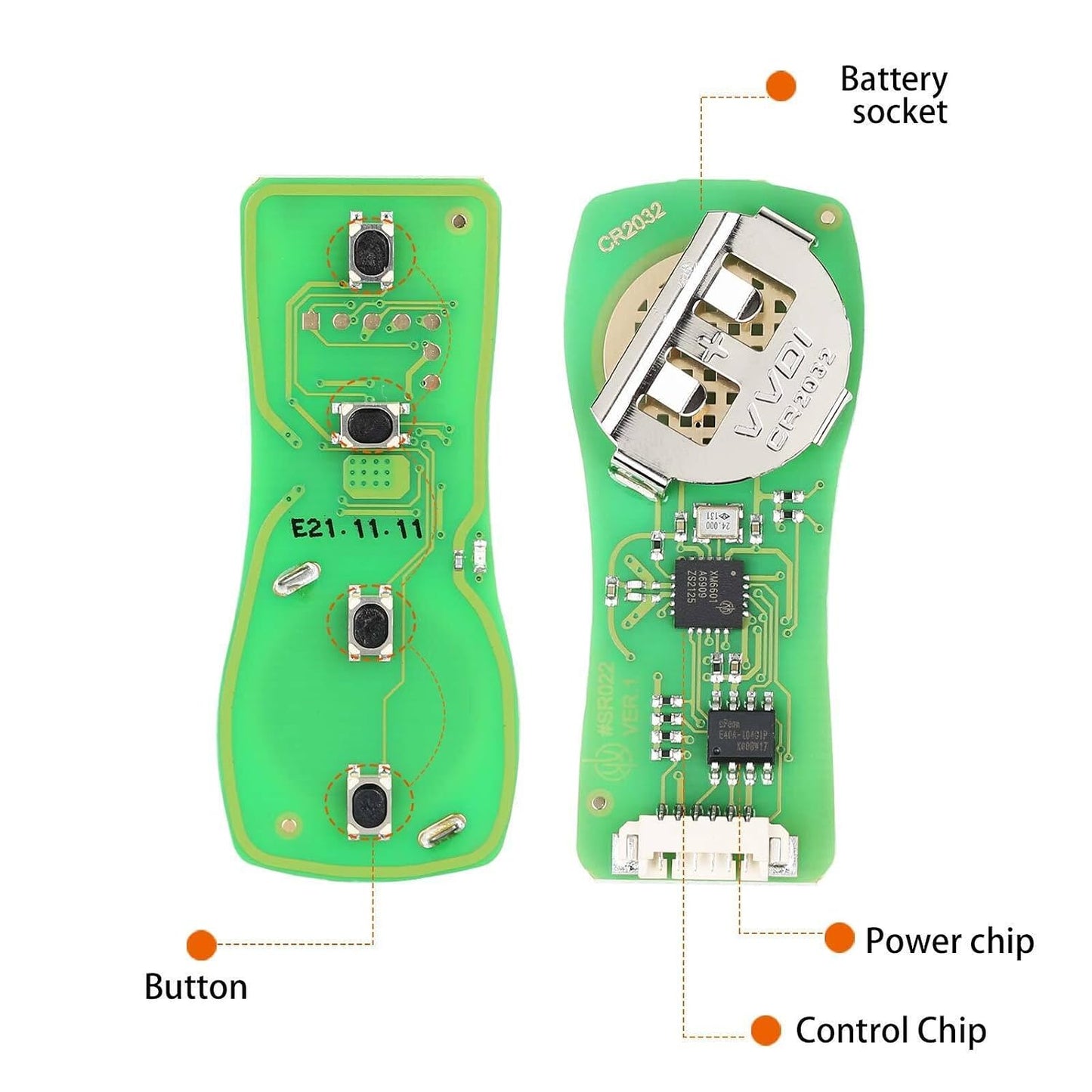ya 3 8.24 baidi 5Pcs Universal Wire Remote Key for Nissan Separate 4 Buttons XKNI00EN HK