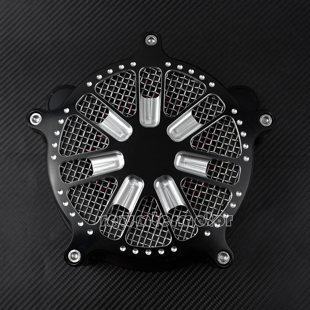 ya 5 8.10 Spray Style Air Filter Red Cleaner Intake Fit for Harley Softail Dyna 2000-2015