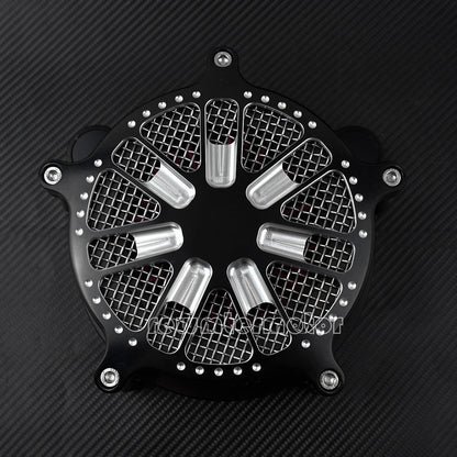 ya 5 8.10 Spray Style Air Filter Red Cleaner Intake Fit for Harley Softail Dyna 2000-2015