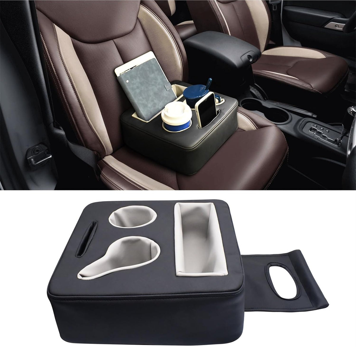 ya 9 10.24 40 oz Cup Holder Back for SEAT Beverage Mobile Phone Remote Control Storage Suitable for car Boat Home -