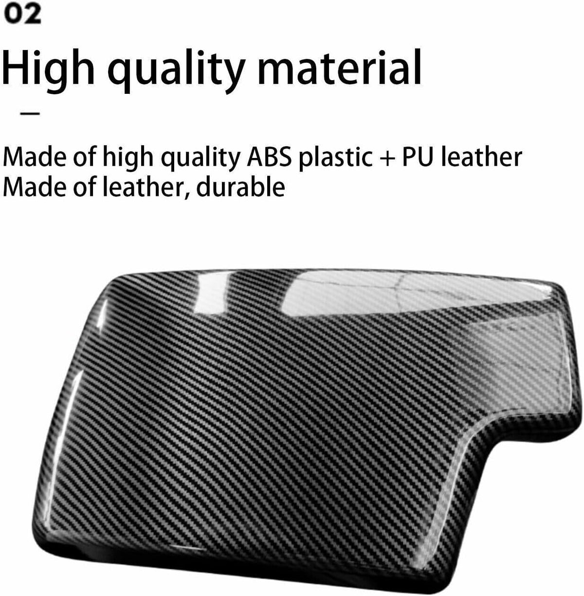 ya 11 9.14 zhengce Carbon Fiber armrest Cover Center Console pad Suitable for BMW 3 Series E93