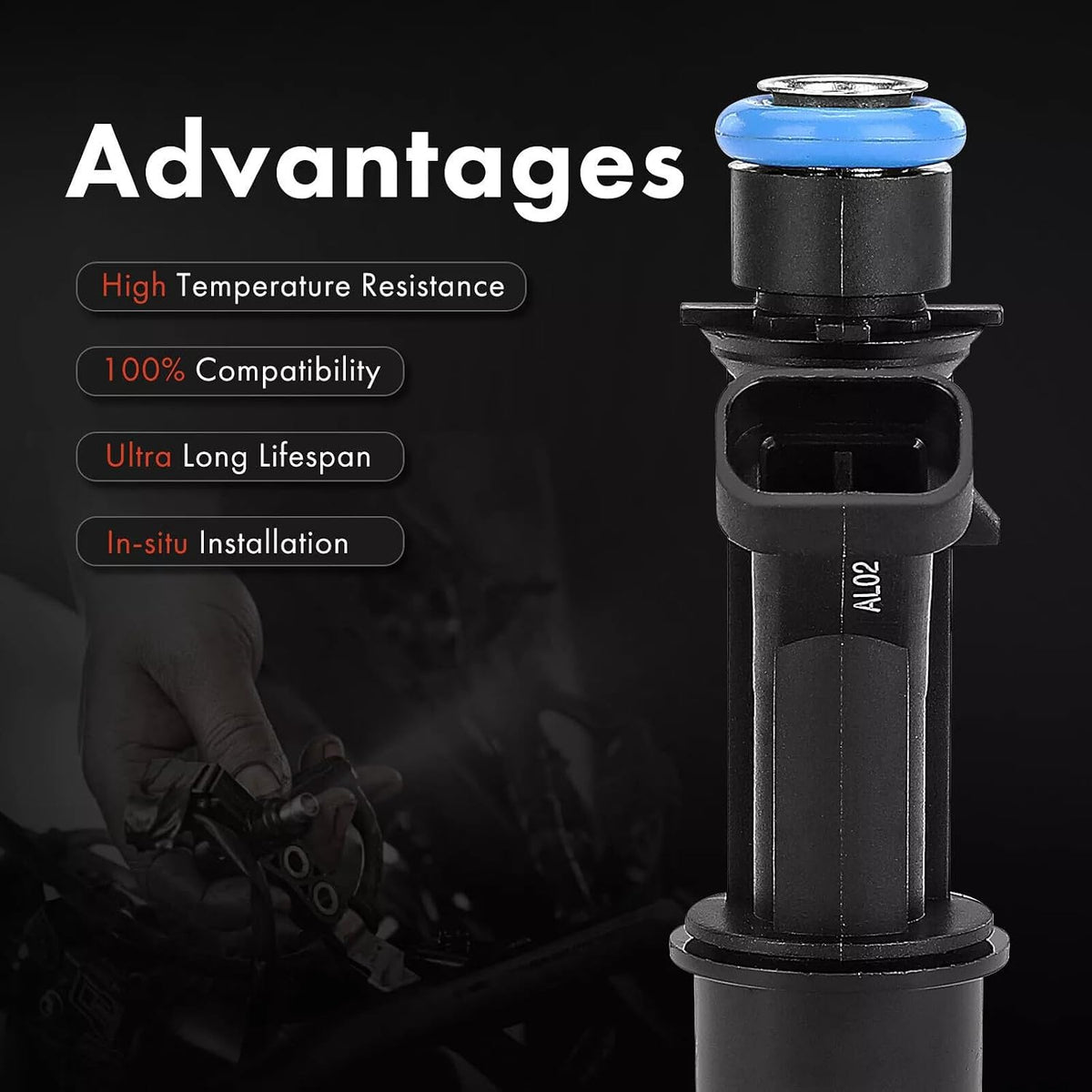 ya 10 9.16 baidi 6X Fuel Injectors for Chevy Trailblazer for Isuzu for GMC Envoy 4.2L 2002-04 25313185 US