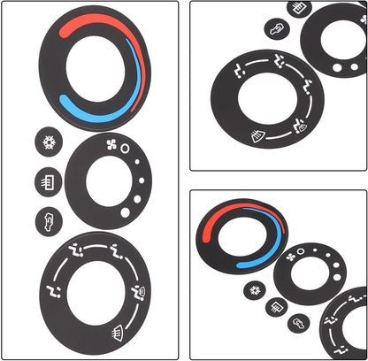 ya 4 8.8.2 Prevent Sunlight and Enhance Control with Button Sticker for for Pontiac Torrent