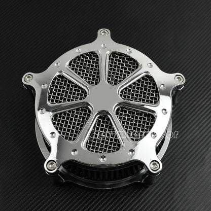 ya 8 8.24 baidi Chrome Air Cleaner Gray Intake Air Filter Fit for Harley Sportster XL 2004-2022
