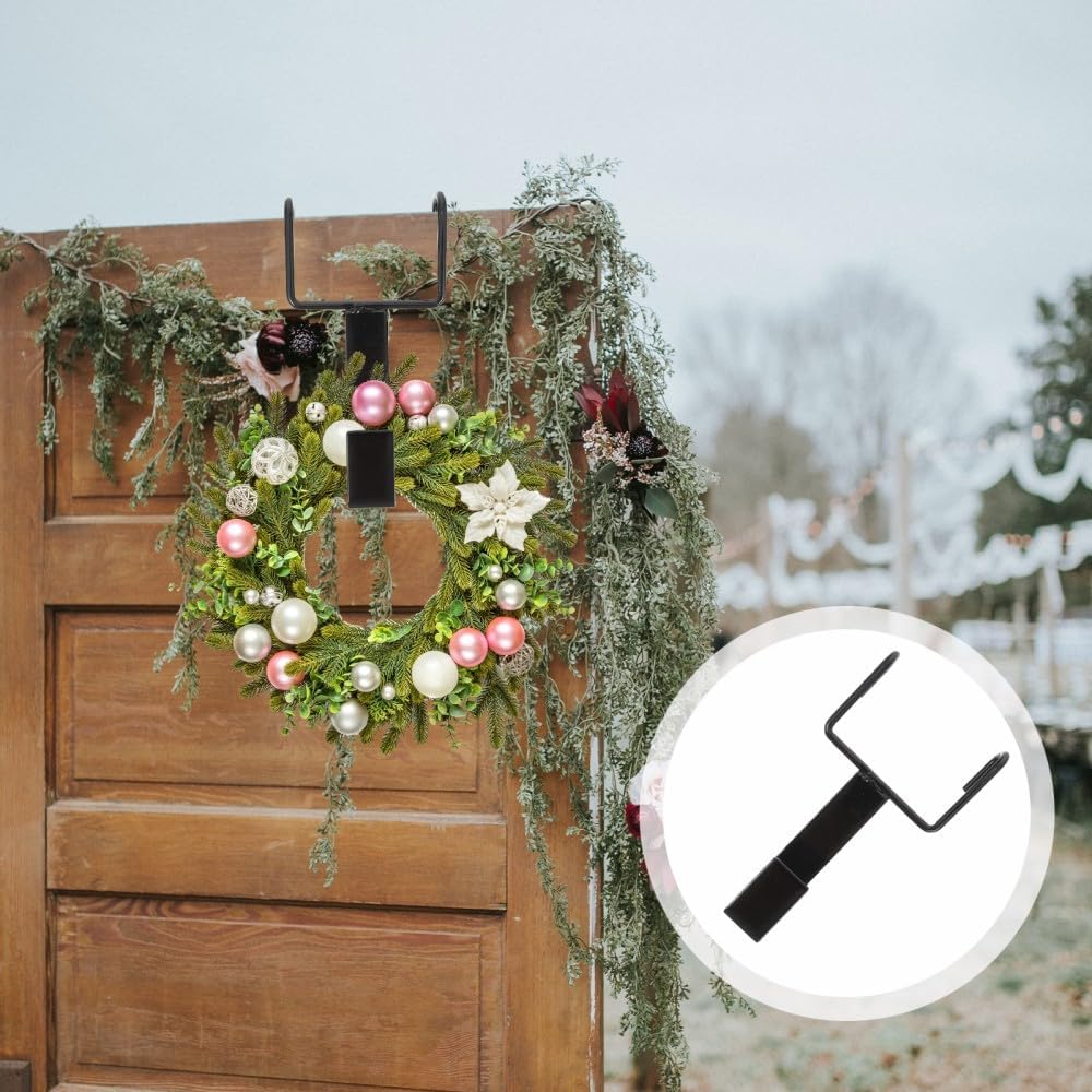 ya 26 10.21 baidi 2 Pcs Double Hook Garland Door Frame Hooks Wreath Hanger