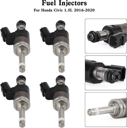 ya 14 9.20 zhengce 4PCS Fuel Injectors 16010-59B-315 for Honda for Civic 1.5L 2016-2020 16010-1