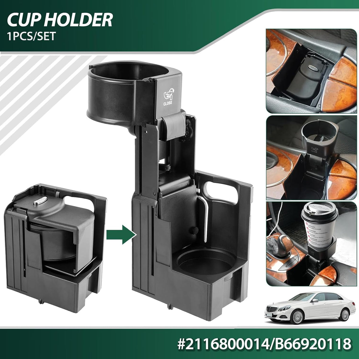 ya 11 9.14 zhengce Centre Console Cup Holder 2116800014 for Mercedes-Benz EClass W211 E500 CLS
