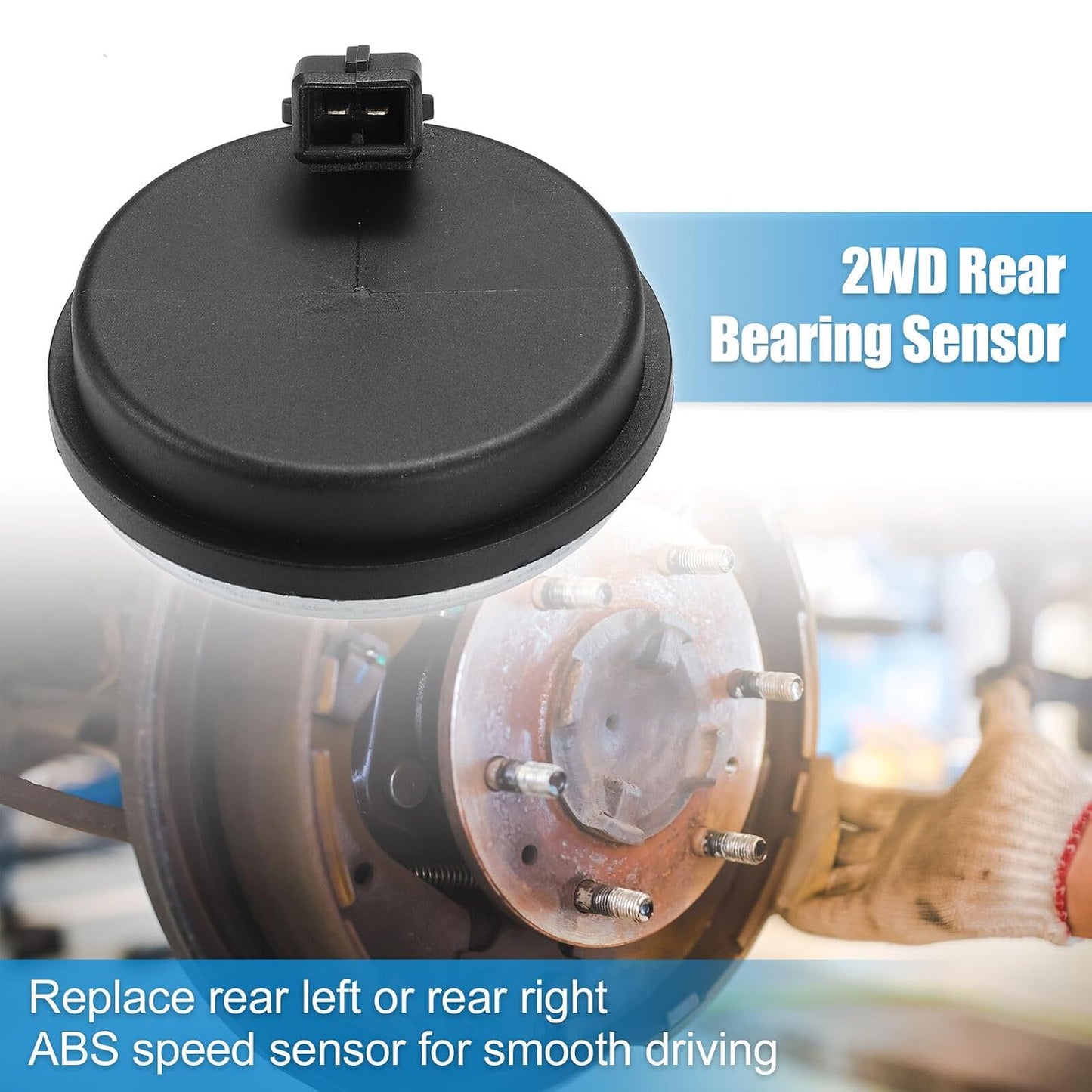 ya 2 8.15 2 Pack for Hyundai Sonata 15-19 Rear Wheel Hub Bearing ABS Speed Sensor 58980C1100