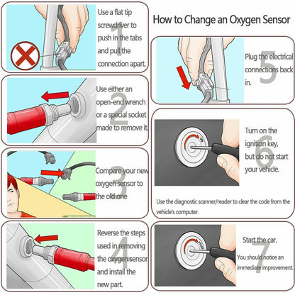 ya 12 10.8 baidi 2-Pack Oxygen Sensor for 2006-2007 for Mercedes-Benz C230 2010 SLK300-