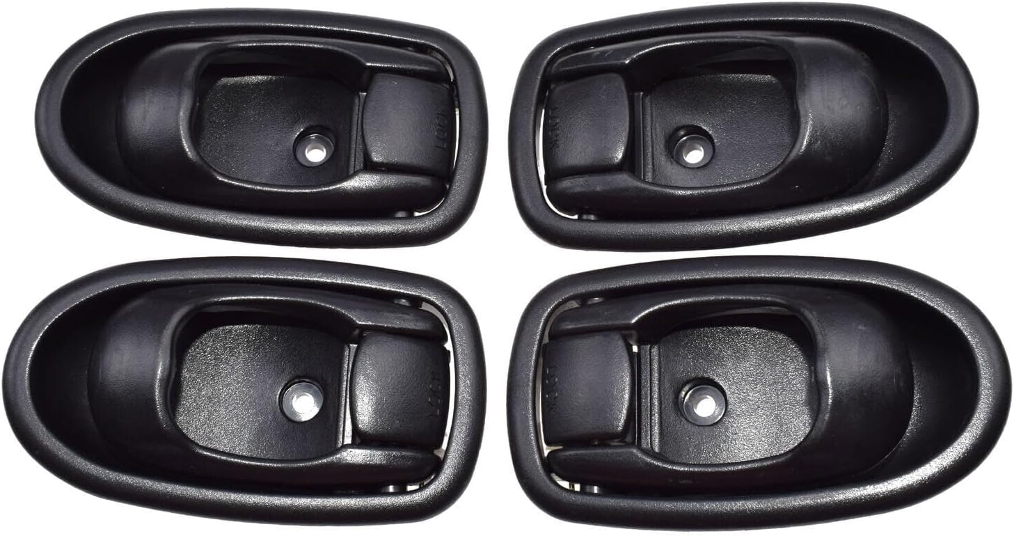 ya 2 8.15 4 Pack Interior Door Handle Black FL FR RL RR for Hyundai for Elantra 1996-2000