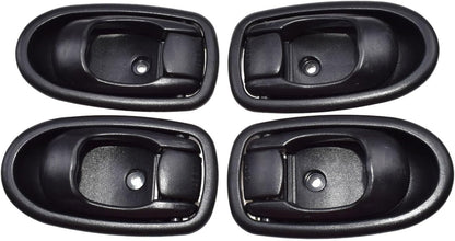 ya 2 8.15 4 Pack Interior Door Handle Black FL FR RL RR for Hyundai for Elantra 1996-2000
