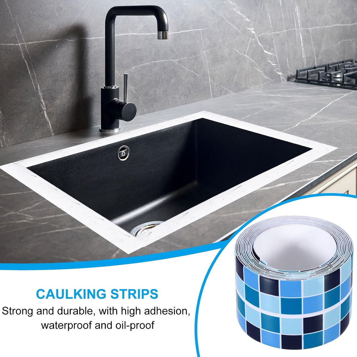 ya 14 9.20 baidi Caulk Tape 1.5 x 5 Ft, Self Adhesive Sealing Tape Waterproof Dark Blue-1