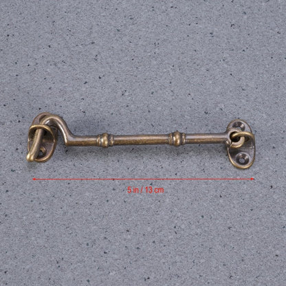 ya 26 10.21 baidi Vinta Cabin Hook Solid Polished Brass with Screws 12CM Window Hardware