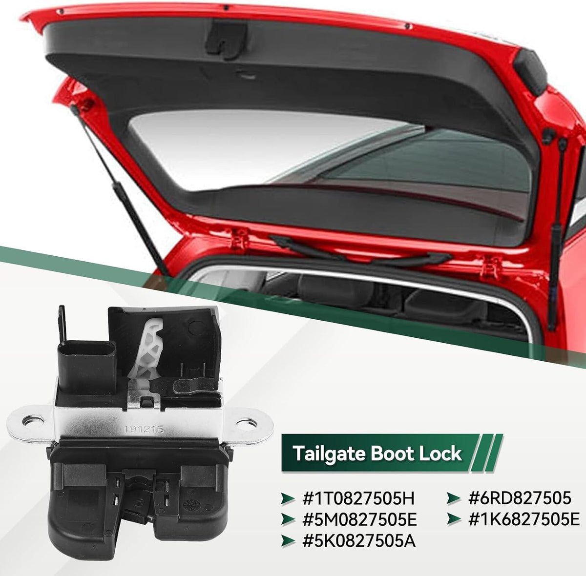 ya 11 9.14 baidifor SEAT Ibiza 6J 2008-2017 Altea XL 2004-2020 Tailgate Trunk Boot Lock Actuator