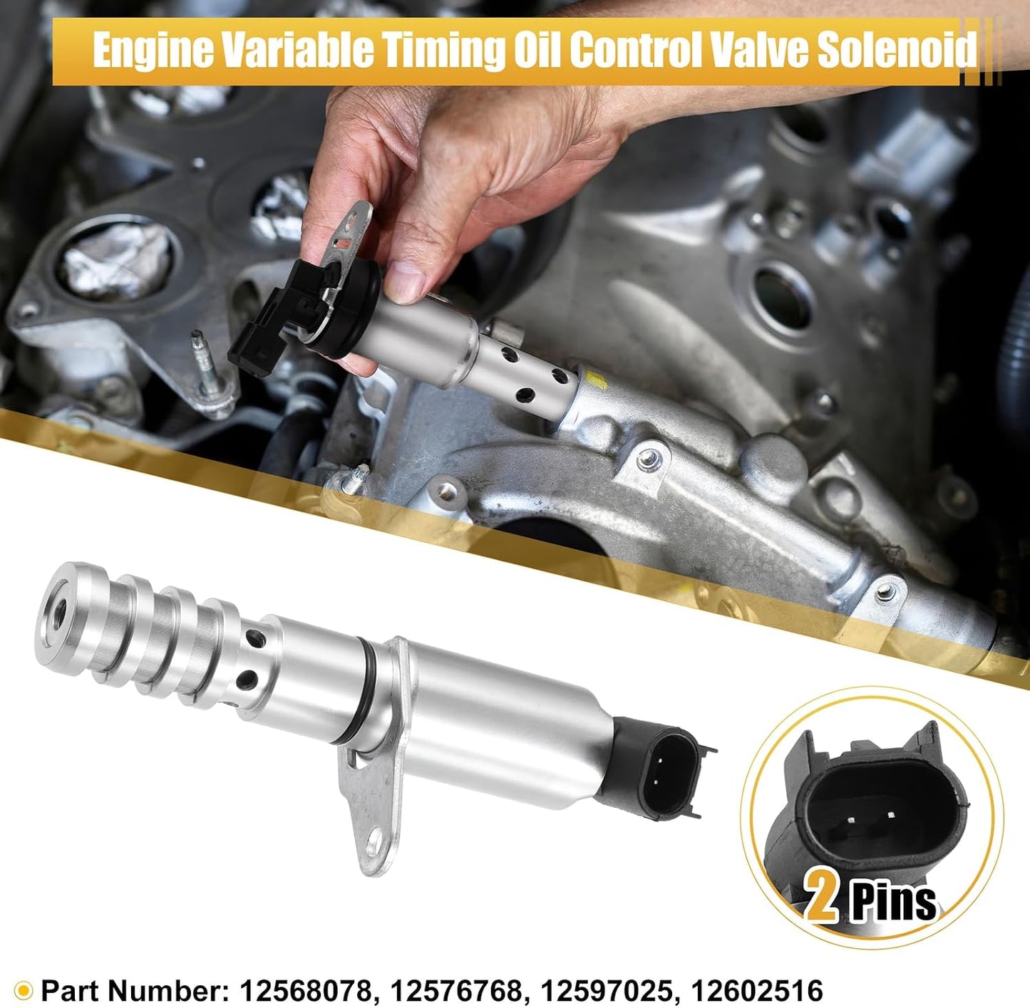 ya 4 8.14 VVT Oil Control Valve For Colorado Engine Camshaft Variable Valve 12568078