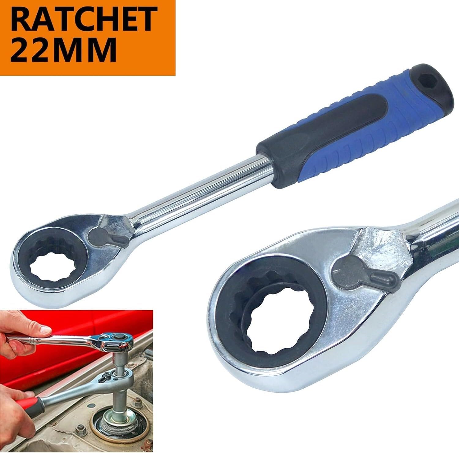 ya 4 8.24 baidi 43-Piece Steering Hub Suspension Shock Absorber Strut Nut Removal Tool Socket Set