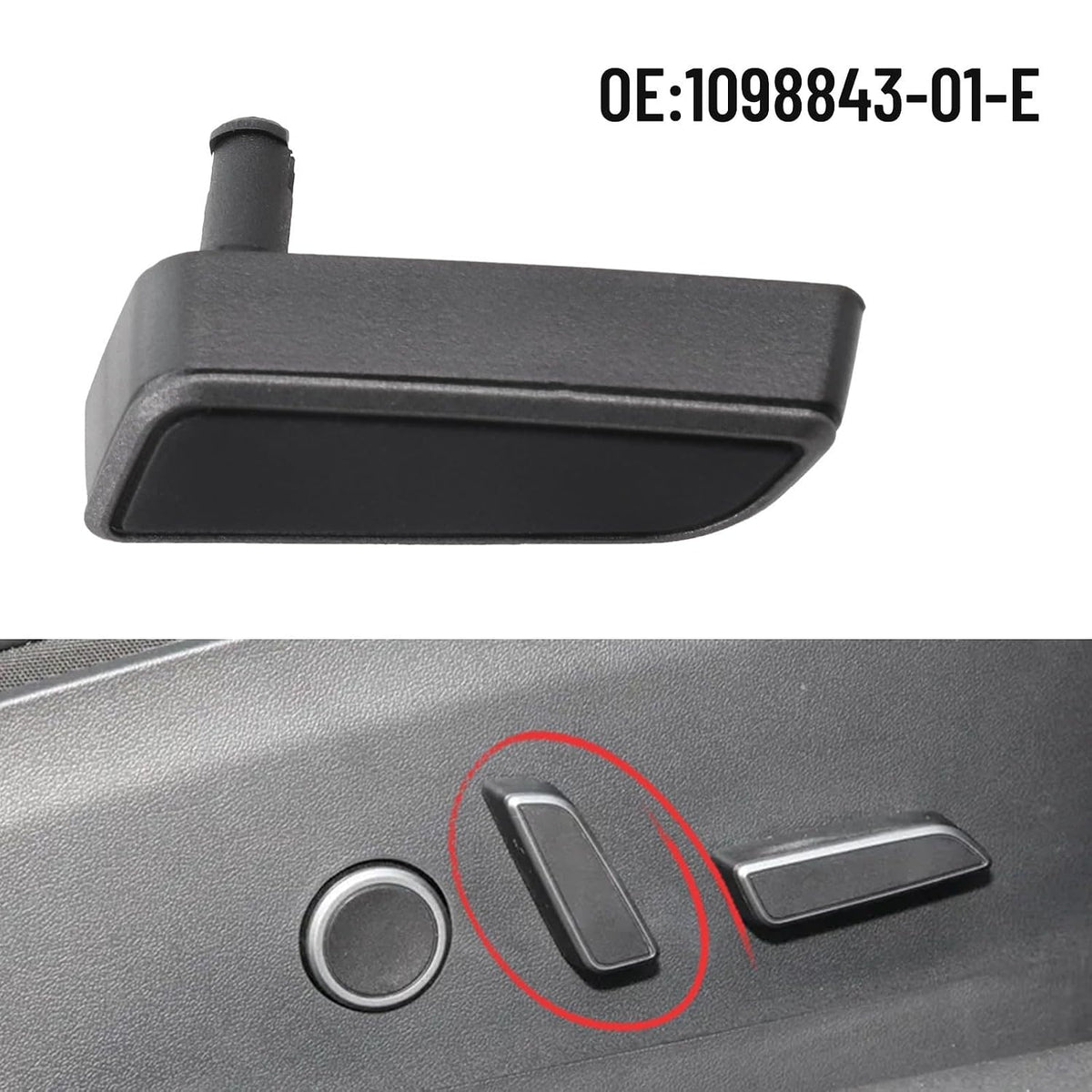 ya 23 10.7 baidi for Seats Switch Button Backrest Buckle for for Tesla for Model 3/Y 2021-2023 for SEAT Switcha