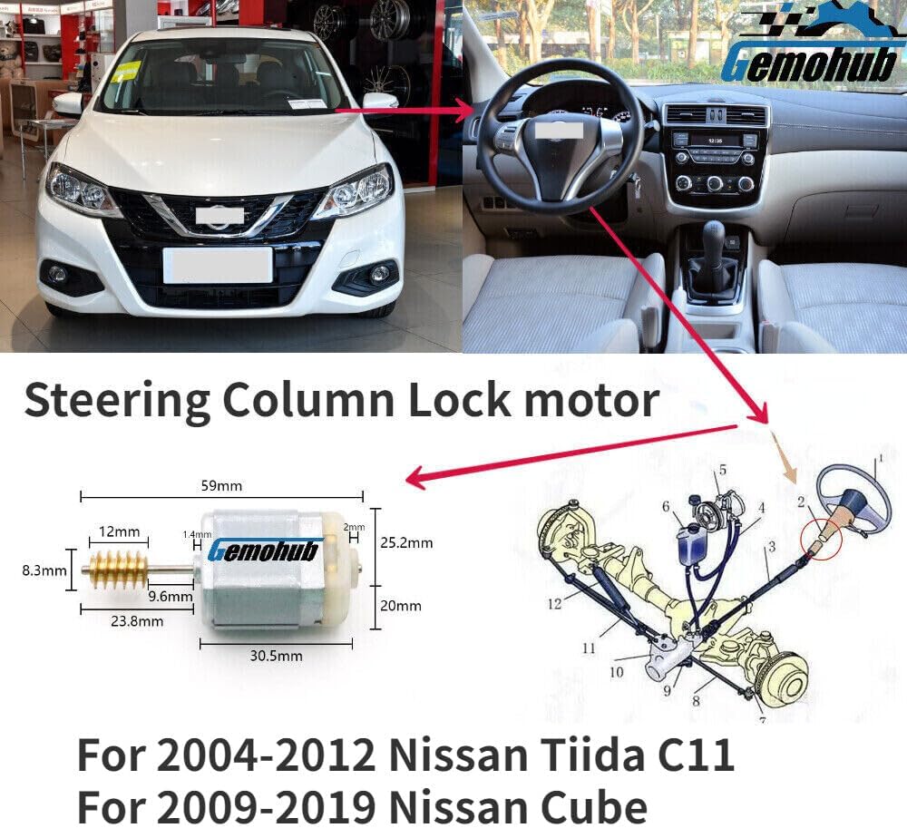 ya 11 9.14 baidi48700-1NC0A Steering Column Lock Motor Repair for for 2011-2013 for Infiniti M56 M37
