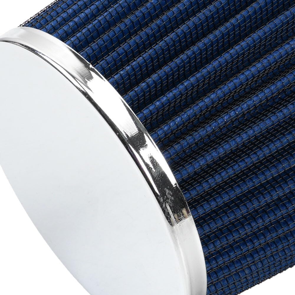 ya 13 9.15 baidi Blue3 76mm High Flow Inlet Dry Air Filter Cold Air Intake Cone Replacement