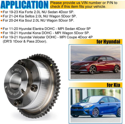 ya 2 8.15 CVVT Gear 24370-2E020 for Hyundai 14-2020 for Elantra 2017-20 for Kia 2.0L 1.8L