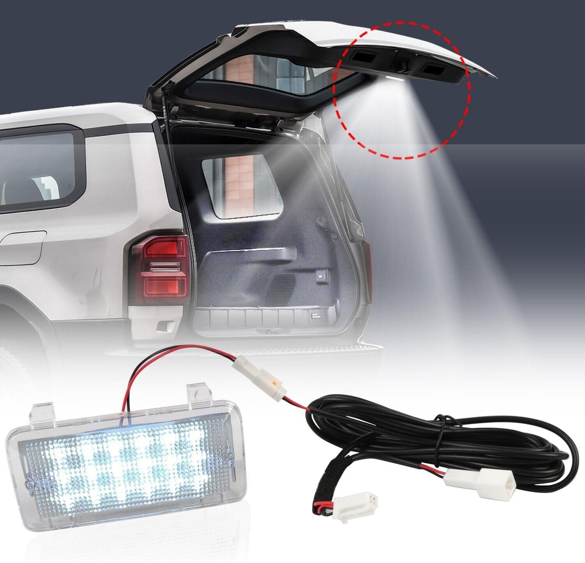 ya 4 8.8 Suitable for Toyota Land Cruiser LC250 2024 2025 Power Tailgate LED Light Replacement Parts 