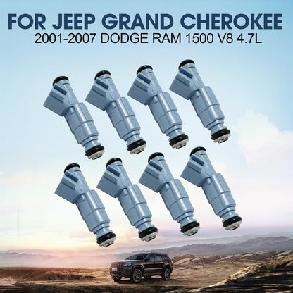 ya 14 9.20 zhengce Fuel Injectors Gas Set Of 8 for Jeep Grand Cherokee 2001-07 for Dodge for-1