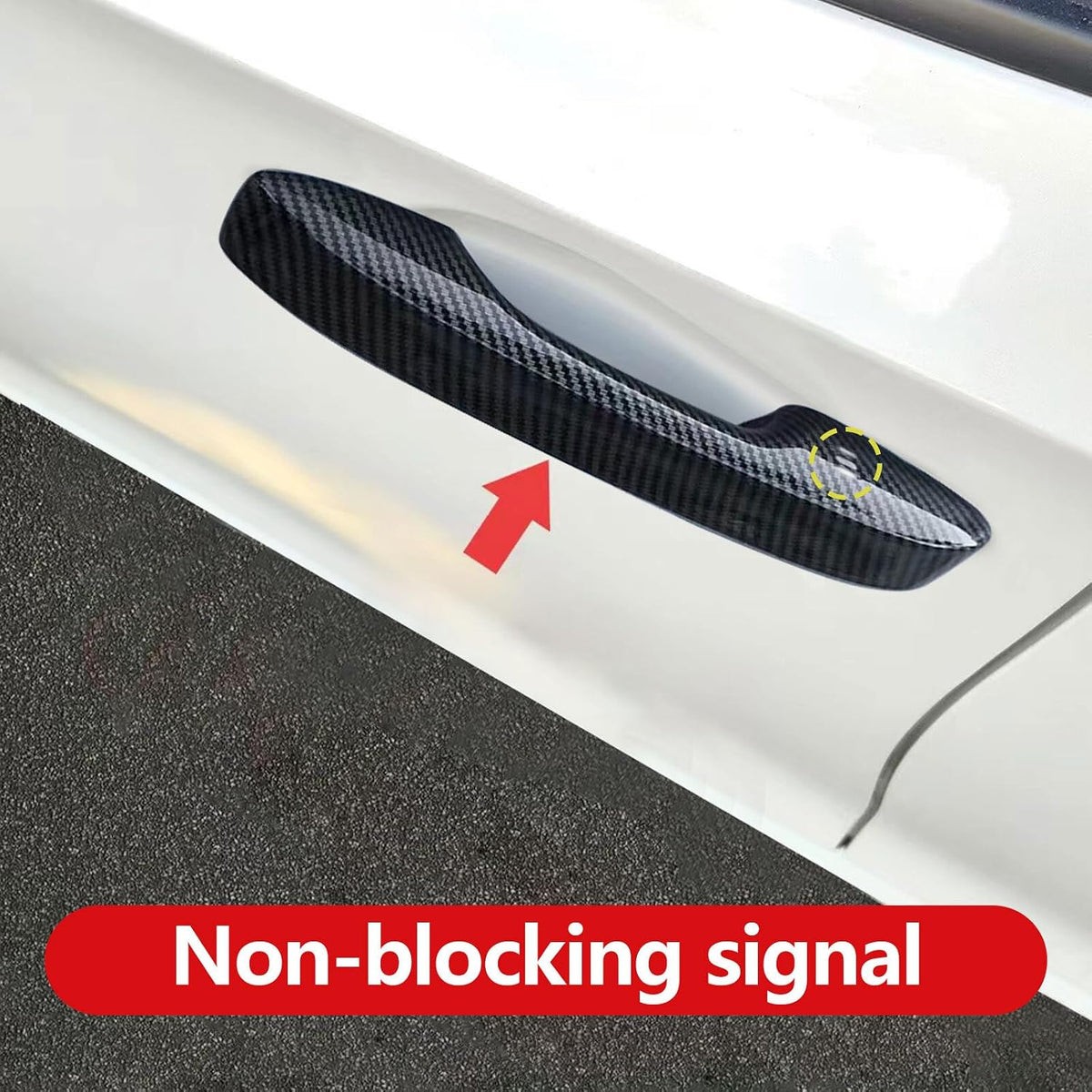 ya 10 9.16 baidi Carbon Fiber Door Handle Covers Trim for 2022-24 for Honda for Civic 11th Gen for CR-V HR-V
